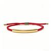 Custom Engraving Stainless Steel Couple Bracelet with Hollow Bent Tube Design