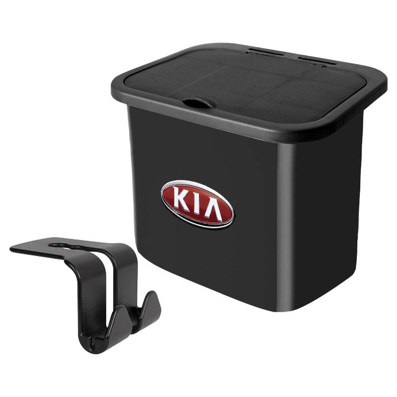 Car Hanging Trash Bin Seat Back Storage Box Phone Holder Hook For KIA Sportage Ceed Rio 3 Picanto Proceed Gt Stinger 4 K7