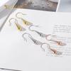 Exquisite Titanium Steel Teardrop Hook Earrings - Minimalist Design