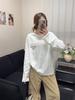 Korean Spring Unisex Letter Print Long Sleeve T-Shirt - Casual Loose Fit