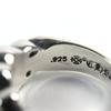 Excellent CHROME HEARTS Ring Floral Cross Heart Ring Silver 925 men used Used