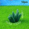 10Pcs Mini Resin Simulated Grass Pile Moss Micro Landscape Decoration Crafts Micro Landscape Garden Decoration Accessories