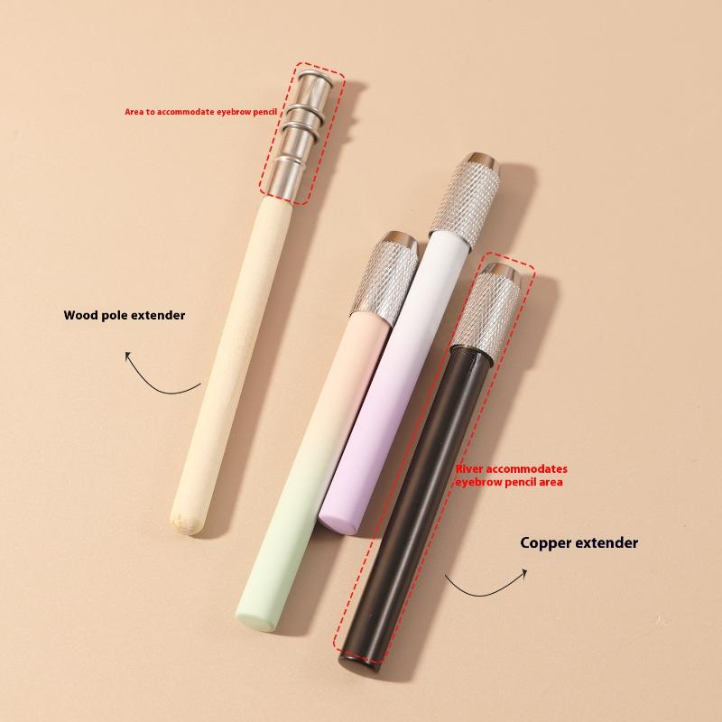 1Pcs Writing Metal Color Rod Adjustable Single Head Pencil Extender Holder Sketch School Painting Art Write Tool