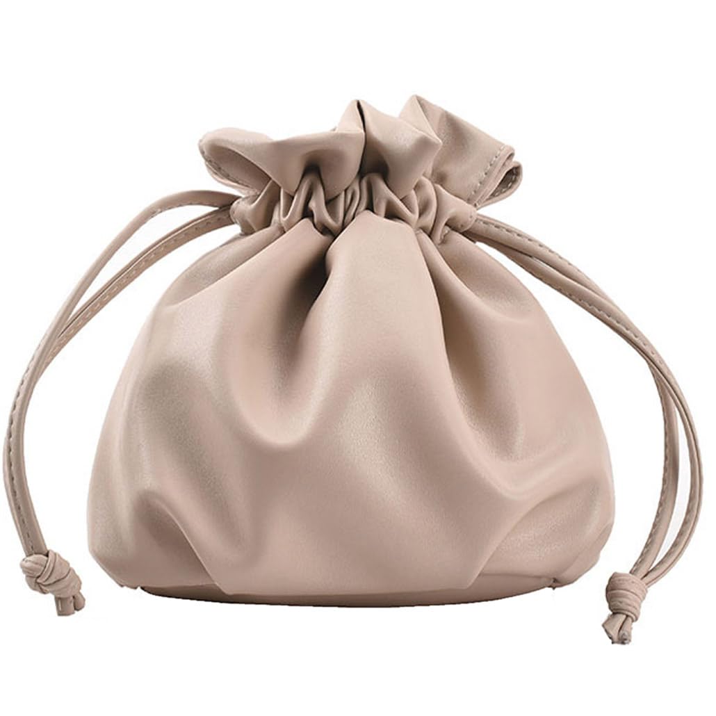 

Arcade Women s Drawstring Bag, Shoulder Bag, 2-Way Bag, Faux Leather Bucket Bag, Mini Bag, Ivory