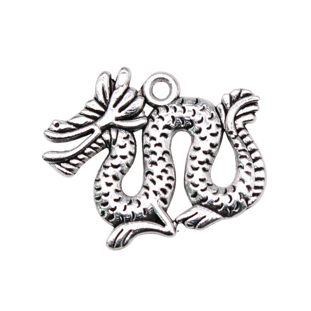 Alloy Pendants Dinosaur Dragon Wing Charms Vintage For Gothic DIY Jewelry Making Supplies