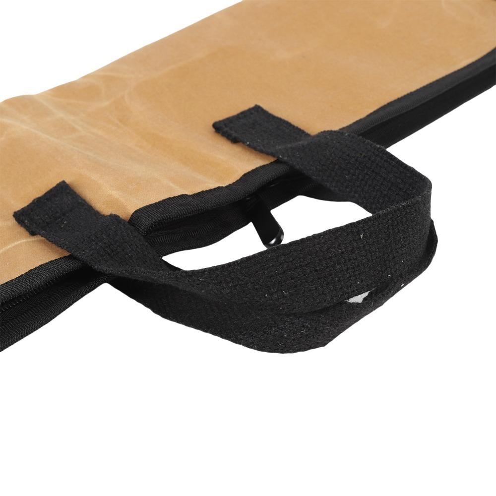 Waxed Canvas Chef Tool Storage Bag Waterproof Knife Roll Bag Durable Chef Knife Bag  for Chefs хаки
