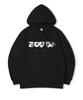Intruder Oversized Printed Hooded Sweatshirt