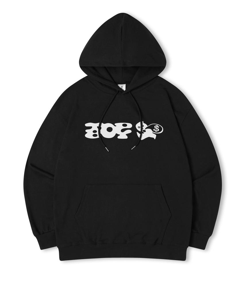 Intruder Oversized Printed Hooded Sweatshirt