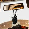Car Rearview Mirror Decoration, Car Pendant, Hanging, Car Decoration, Accessory, Hannya Car, Amulet, Car
