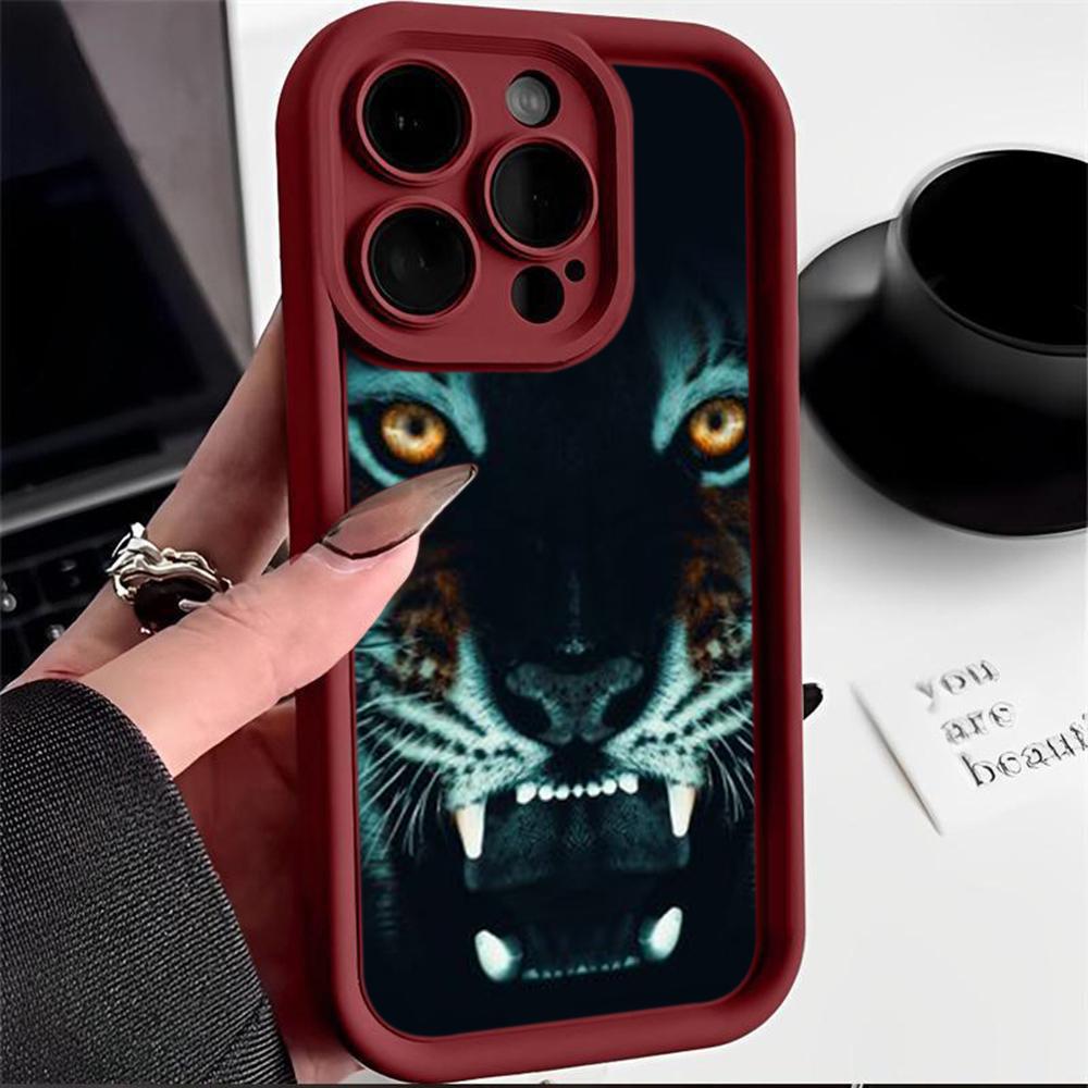 N96 Тигровые глаза дизайн Мягкие чехлы для телефонов с ангельскими глазками для Samsung — фото 16