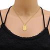 Croatia Map Pendant Necklace Fashionable Croatian Flag Neckchains Adjustable Ethnic Collarbone Chains Couple Jewelry