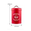 1.2L Storage Canister Jars for Tea Coffee Sugar, Vintage Metal Kitchen Food Storage Container Sealed Cookie Cans Kitchen Supply