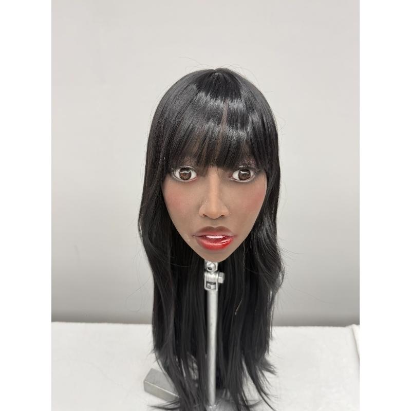 Adult European Style Sex Doll Head TPE Material with Wig Customizable Sex Toy Masturbation Toy M16 Bolt