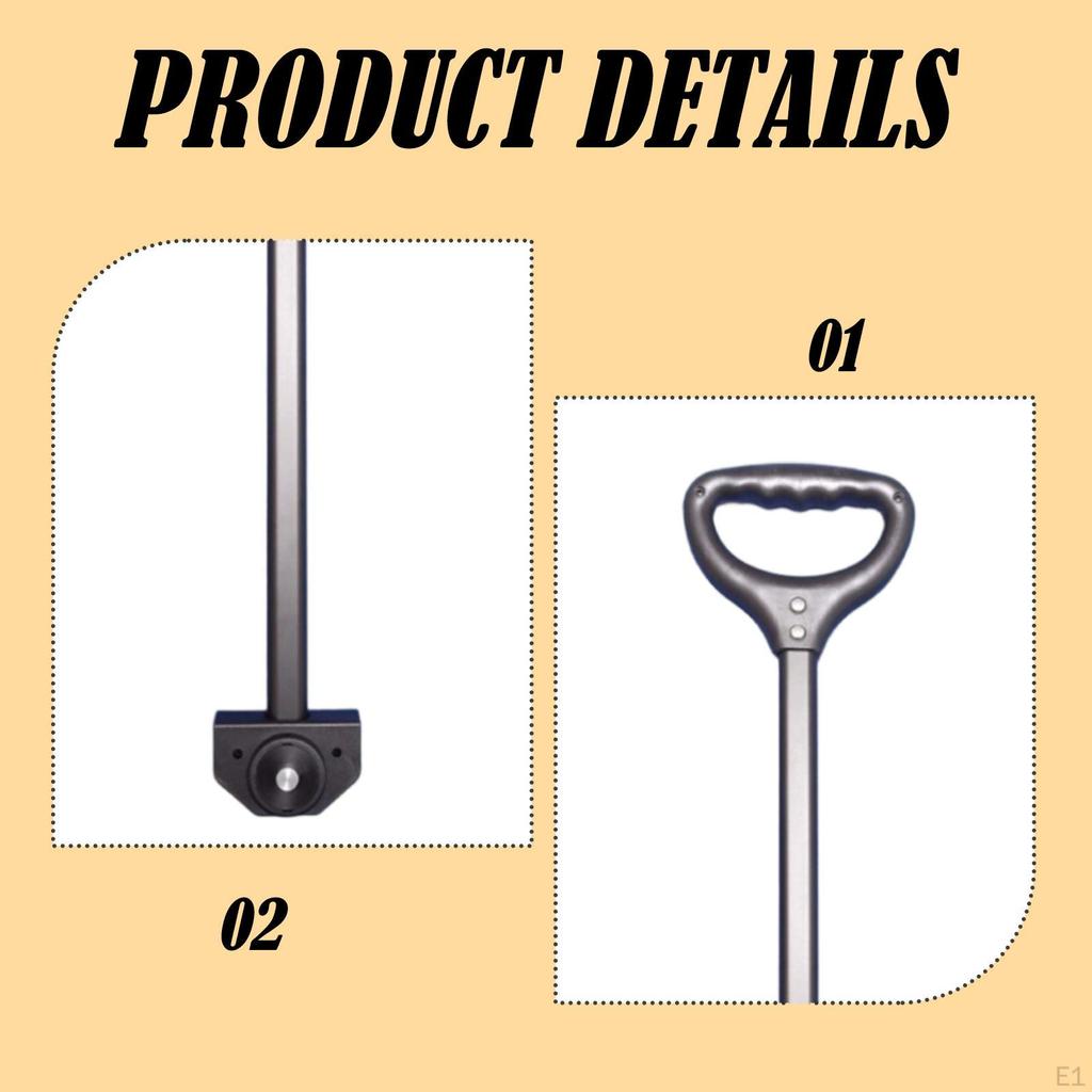 Cart Trolley Handle Aluminum Alloy Replacement Accessories Shopping