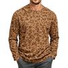 Men's Corduroy Long Sleeve Neck Top for Everyday Casual Wear