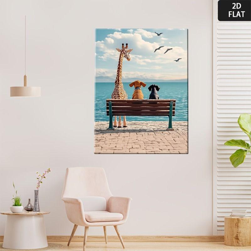 

Cute Puppy Retro Metal Wall Art Hanging Indoor Outdoor Decor