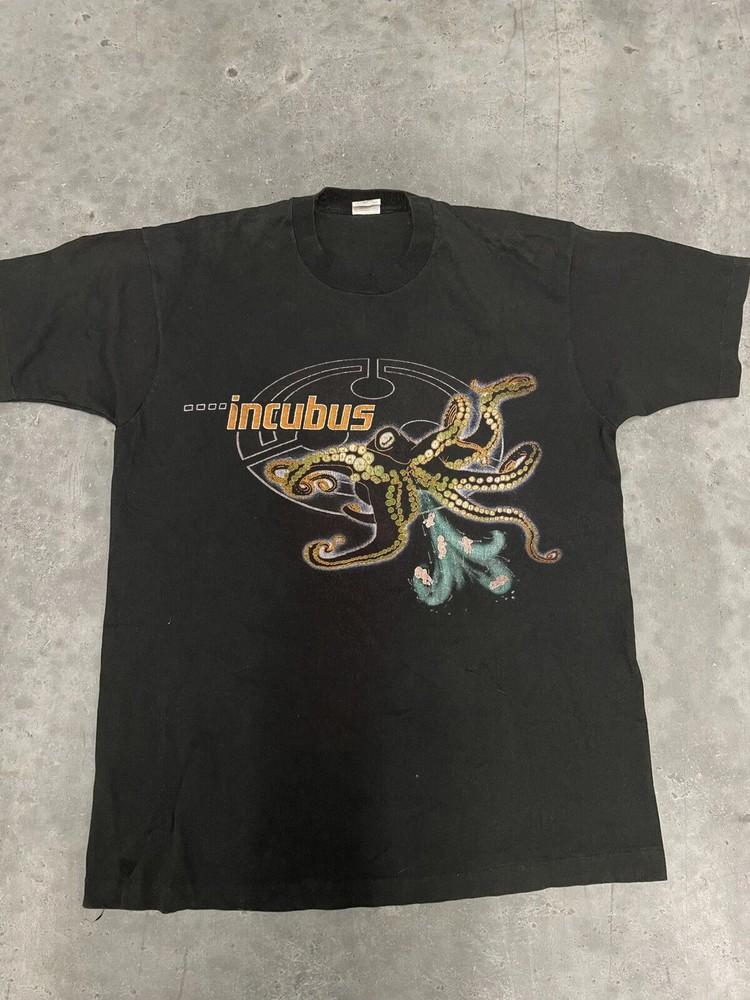 Incubus Band Octopus Cotton T Shirt Full Size S5XL SU55 Unisex T-Shirt L
