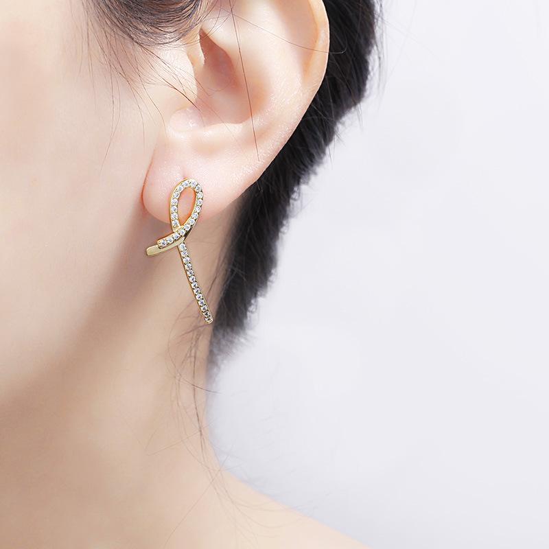 Lindon Kopparlegering Zirkon Örhängen Drop Örhängen För Kvinnor Bröllopsfest presenter