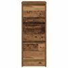 Sideboard with Rustic Wood Effect 29.5 x 34 x 76 cm Engineered Wood