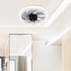 12palcový stropní ventilátor s dálkovým světlem 4 nastavitelné rychlosti větru Tichý ventilátor 3 nastavitelná lampa pro kancelářskou domácí jídelnu