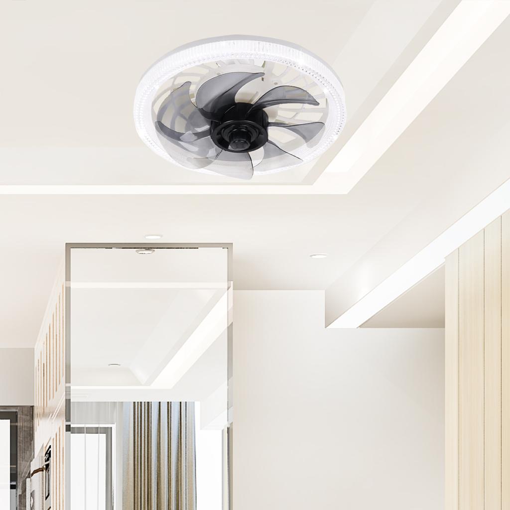 12palcový stropní ventilátor s dálkovým světlem 4 nastavitelné rychlosti větru Tichý ventilátor 3 nastavitelná lampa pro kancelářskou domácí jídelnu