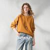 ChuYu Women's Floral Embroidered Raglan Crewneck Sweatshirt