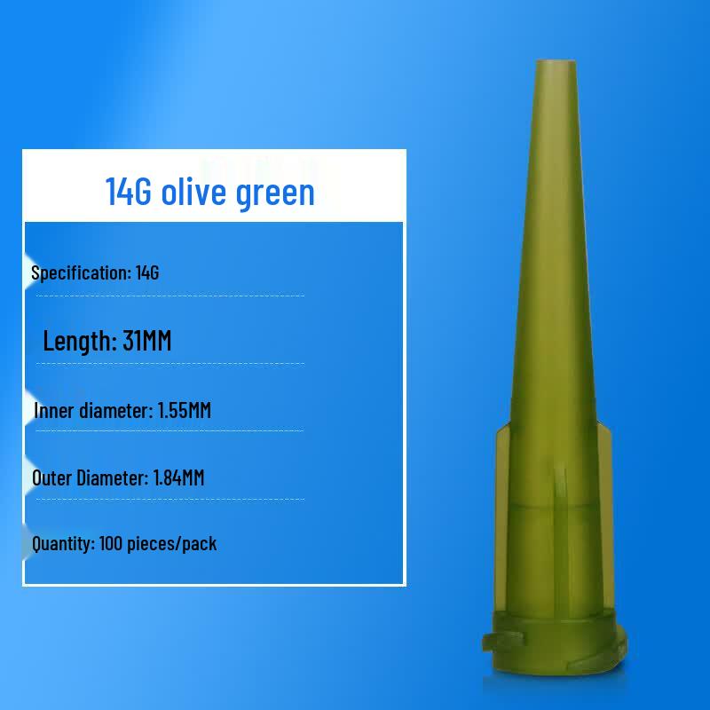 Angled All-Plastic Dispensing Needle Tips