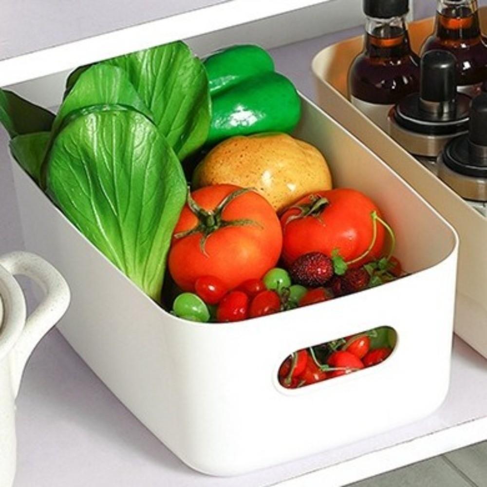 3PCS/SET Plastic Cosmetic Storage Box Large Capacity Stackable Desktop Container Thick Miscellaneous Items Organizer Office