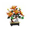 Plant Series Bonsai Flower Building Blocks Set, Artificial Flower Home Decor Model Assembly Toy, Girl'S Birthday Toy Gift