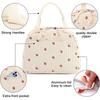 Lunch Bag, Cute Corduroy Insulated Lunch Storage Bag