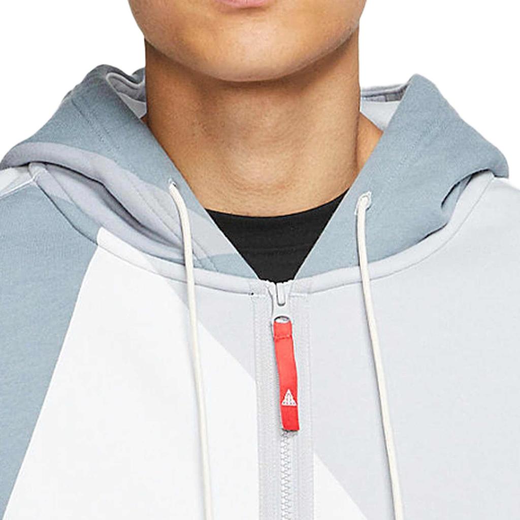 Nike Kyrie Irving Full-Zip Basketball Sport Hooded Fleece Jacket Men Jackets Grey BV9286-100