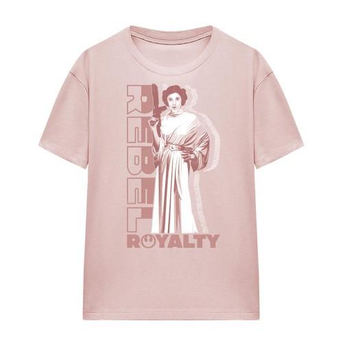 STAR WARS Womens/Ladies Rebel Royalty Princess Leia T-Shirt