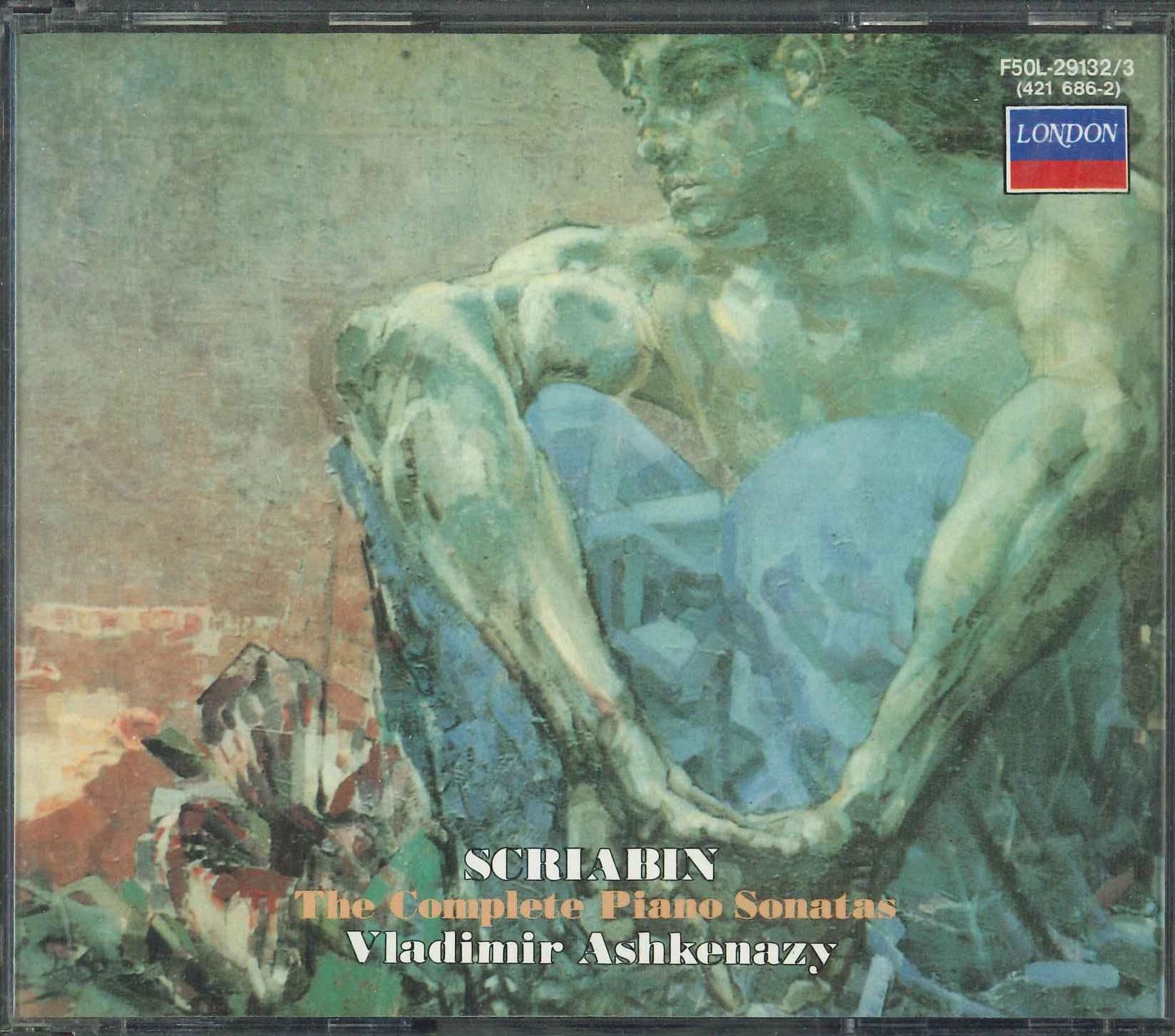 

CD ASHKENAZY - Scriabin Complete Piano SONATAS F50L291323 LONDON 1989 Japan Classical Used