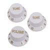 Guitar Knobs Guitar Replacement Part Guitar Accessories Plastic Texture for Electric Guitar Volumes and Tone Replacement