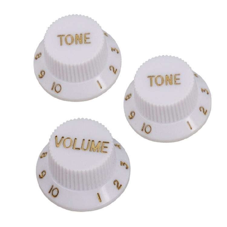 Guitar Knobs Guitar Replacement Part Guitar Accessories Plastic Texture for Electric Guitar Volumes and Tone Replacement