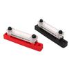 48V 150A 6 Terminal Bus Bar 2 Studs Battery Terminal Distribution Block with 12 Terminals for Car RV Boat