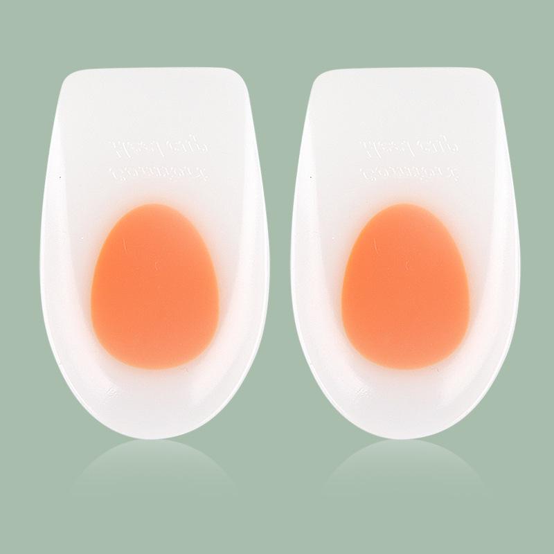 Бело-синяя самоклеящаяся пятка: Амортизирующая U-образная стелька для спорта