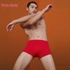 Three-gun Men's Auspicious Red Cotton Boxer Briefs