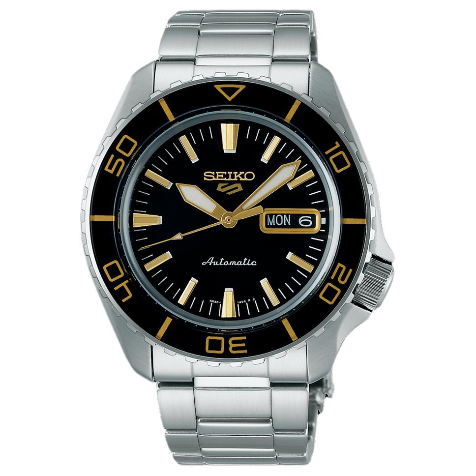 

SEIKO SKX 100m Water Resistant Automatic/Manual Mechanical Movement Stainless Steel Strap Watch SRPK99K1 Black Dial