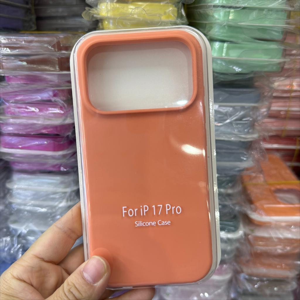 INS Style Candy Color Liquid Silicone Skin Feel Case For iPhone 17 Pro Max 16 15 14 Camera Touch Button Protection With Box Anti-Fall Non-Slip Cover