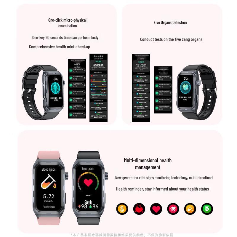Quanchengton Non-Invasive Smart Health Monitoring Bracelet (CN version)