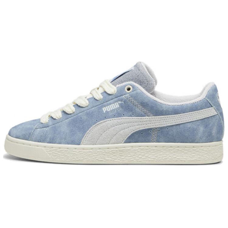 Puma Suede Comfortable Durable Minimalist Low-Top Sneakers Unisex Sneakers Blue White 396468-01