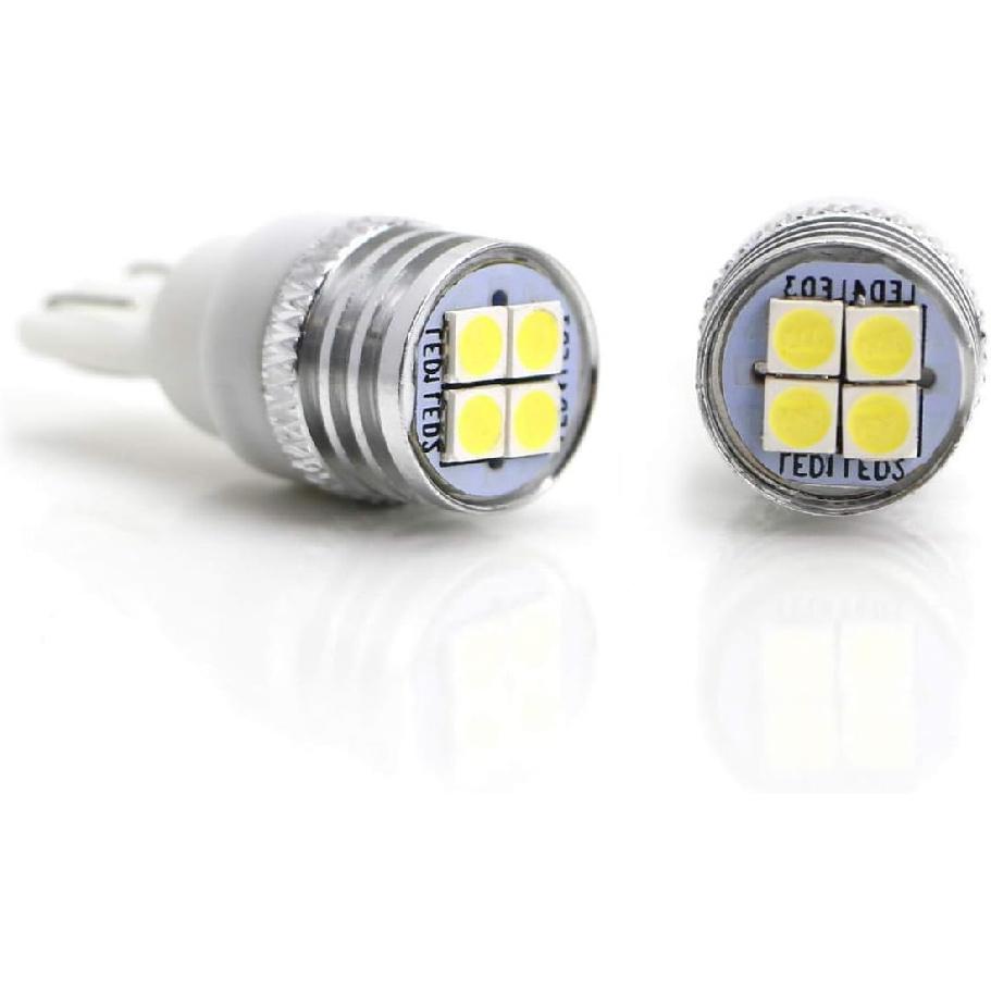 

2 Pack White 4-SMD High Power LED Side Mirror Car Replacement Bulbs Fit for 2007-2014 Toyota FJ Cruiser