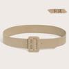 Wide Pu Chic Waist Belt For Women With Buckle Ideal For Flattering Dress Styles