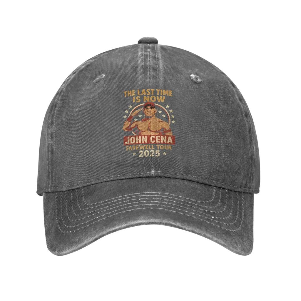 John Cena Never Give Up Baseball Caps Vintage Distressed Cotton Headwear Unisex Outdoor Activities Adjustable Fit Caps Hat