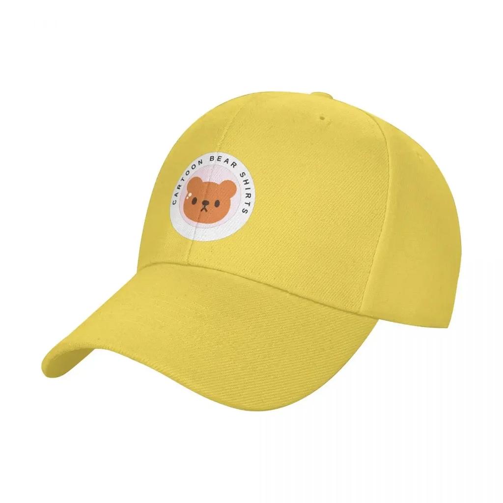 cartoon bear logo shirt Baseball Cap Unisex's big size hat Hip Hop Christmas Hat Trucker Hats For Unisex Women's