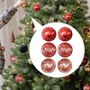 Shatterproof Christmas Ornaments Decorative Set Christmas Tree Decorations Ornament Set For Window Wall Home Cafe Hotel Mall