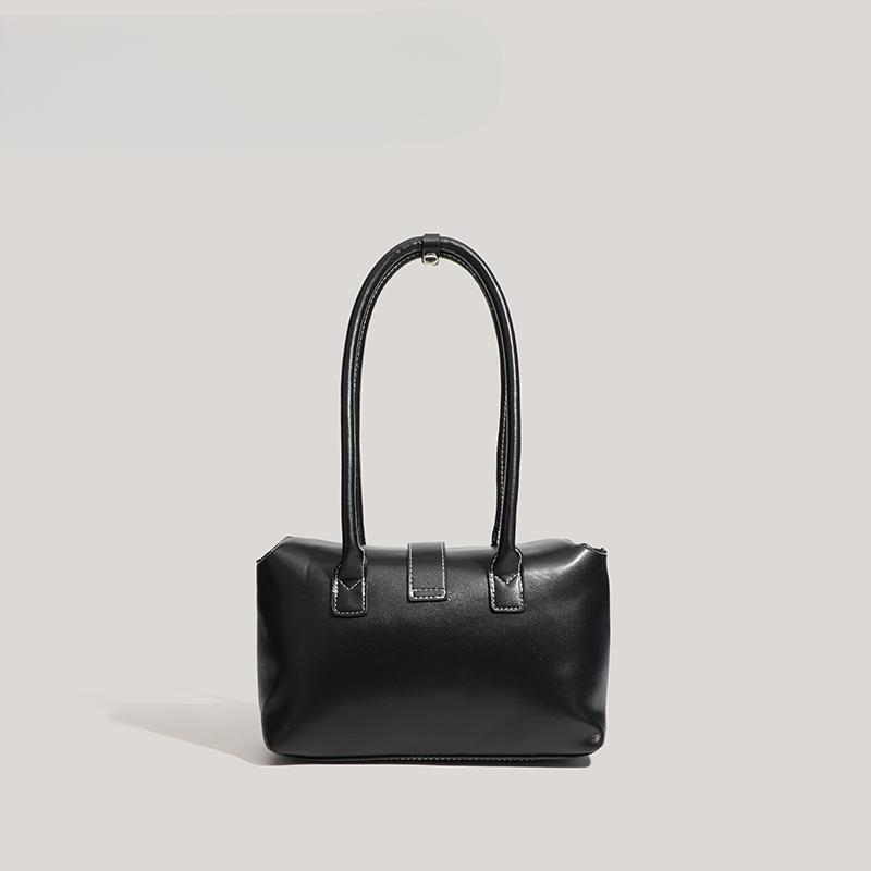 Retro Boston Bag Texture College Style Simple and Versatile Shoulder Bag Commuting Shoulder Bag Women