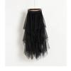 Gonne in tulle con vita elastica Gonna tutù in rete elastica a vita alta moda donna Gonna midi sexy per ragazze