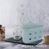 Daily General Kitchen Drain Basket, Faucet Storage Basket Hanging On the Side of the Sink, Plastic Buckle Triangular Sink Basket